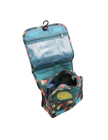 Trousse de Toilette avec Crochet de Suspension (Fleuri)