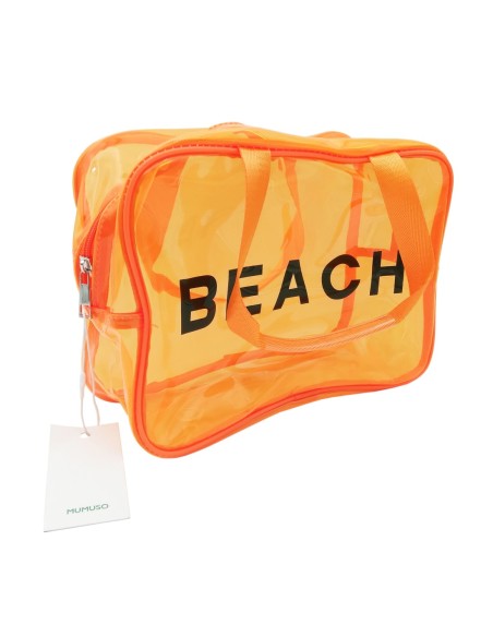 Trousse de Toilette de Voyage de Grande Capacité (Orange/L)