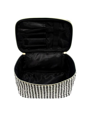 Trousse de Cosmétiques (Tissage Jacquard/Noir)