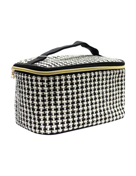 Trousse de Cosmétiques (Tissage Jacquard/Noir)
