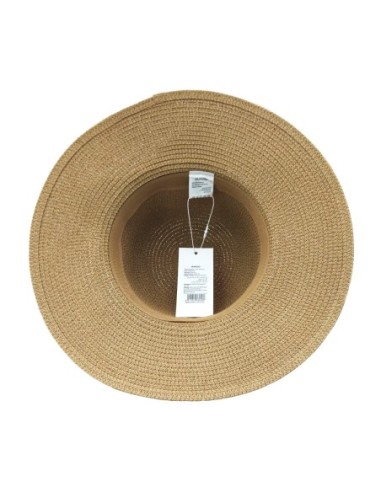 Chapeau de Paille à Carreaux (Beige)