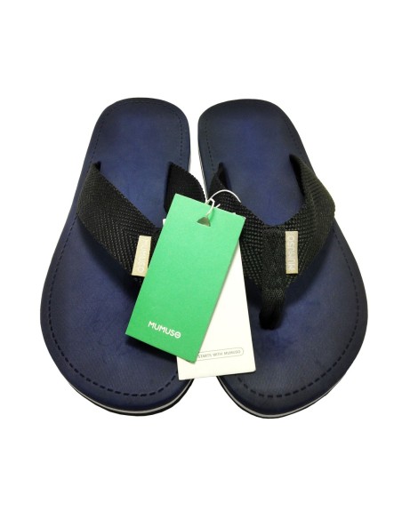 Tongs pour Hommes (Ruban Sergé/Bleu Marine)