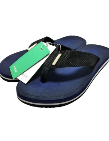 Tongs pour Hommes (Ruban Sergé/Bleu Marine)